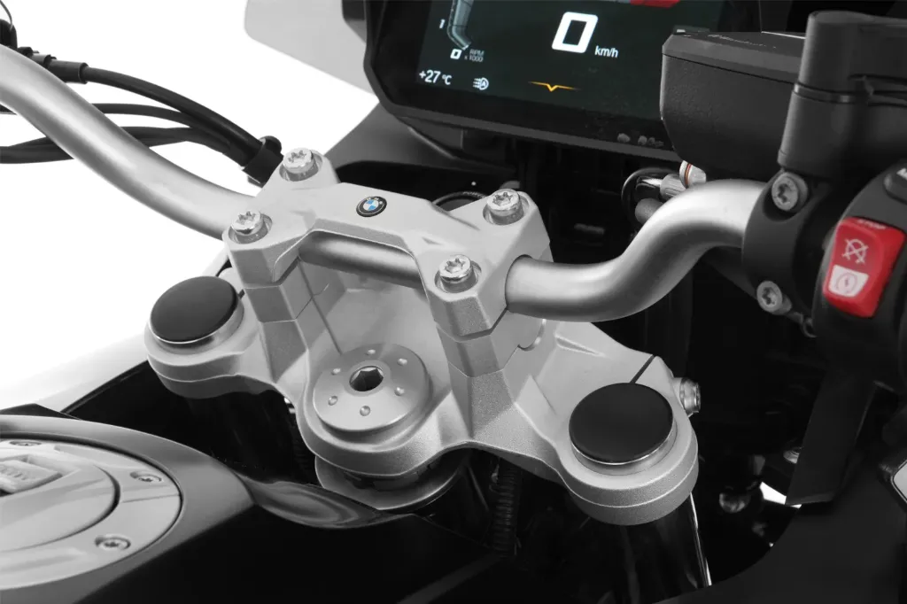 WUNDERLICH ERGO Gidon Yükseltme Aparatı – BMW Navigasyon Sistemi Olmayan F 750 GS / F 800 GS Modelleri İçin – Gümüş