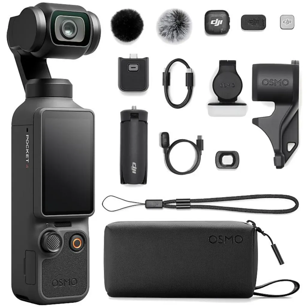 [6937224133082] DJI OSMO POCKET 4 CREATOR COMBO AKSİYON KAMERA SİYAH