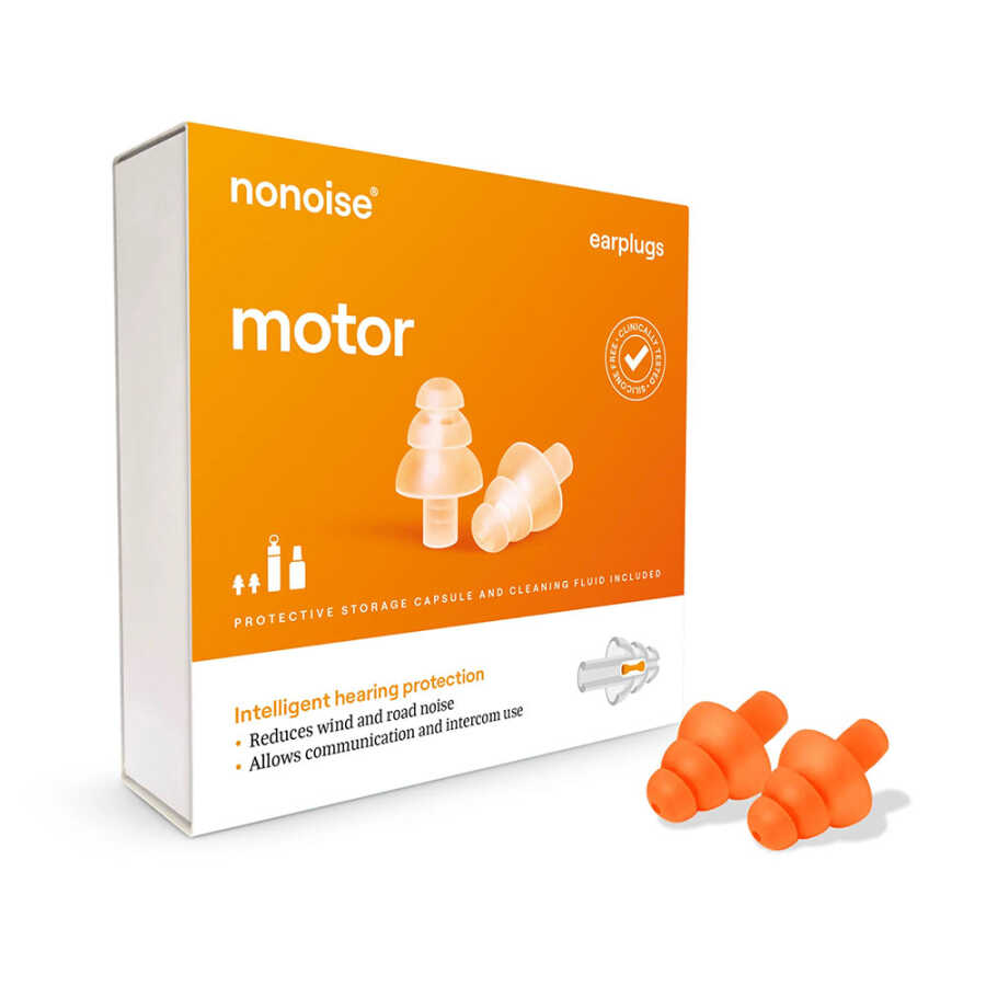 NONOISE MOTOSİKLET KULAK TIKACI TURUNCU