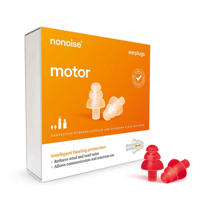 [M04NNS06000031-00] NONOISE MOTOSİKLET KULAK TIKACI KIRMIZI