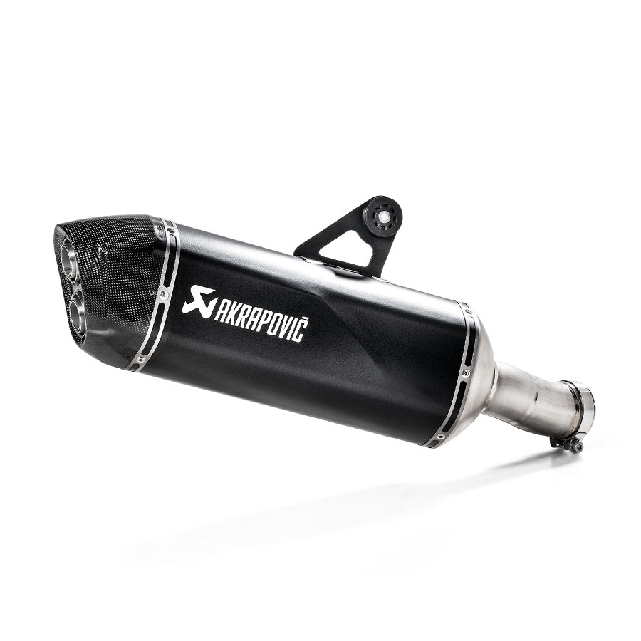 [M05AKR14020170-00] AKRAPOVIC S-B12SO23-HAATBL BMW R 1250 GS / ADVENTURE (19-24) SLIP-ONLINE (TITANIUM) EGZOZ