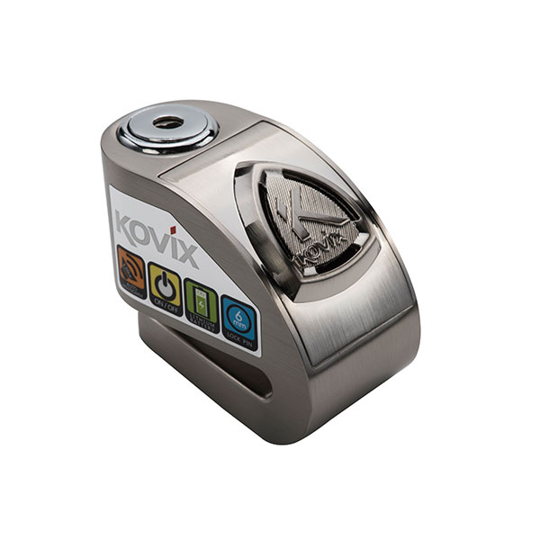 [M05KVX05010218-00] KOVIX KD6-BM ALARMLI DİSK KİLİT GRİ