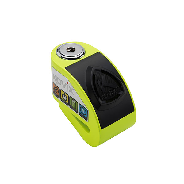 [M05KVX05010169-00] KOVIX KD6-FG ALARMLI DİSK KİLİT NEON SARI